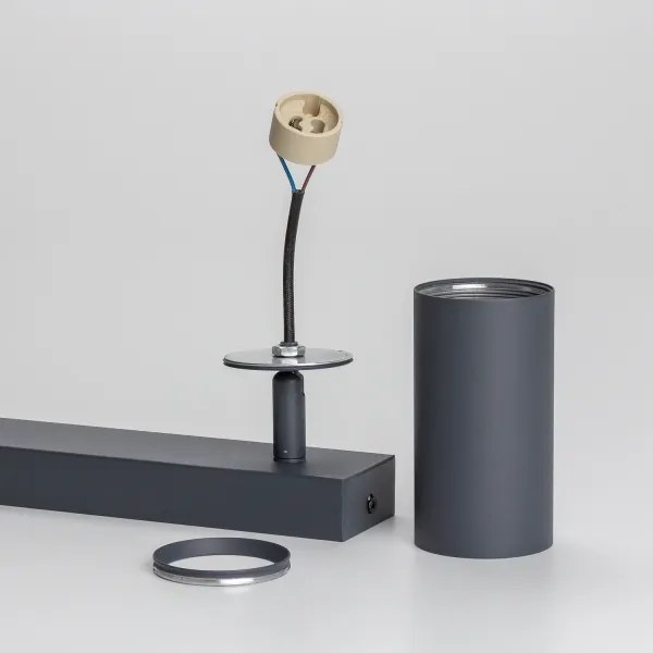 Brilagi - spotlámpa SELE 2xGU10/30W/230V antracit