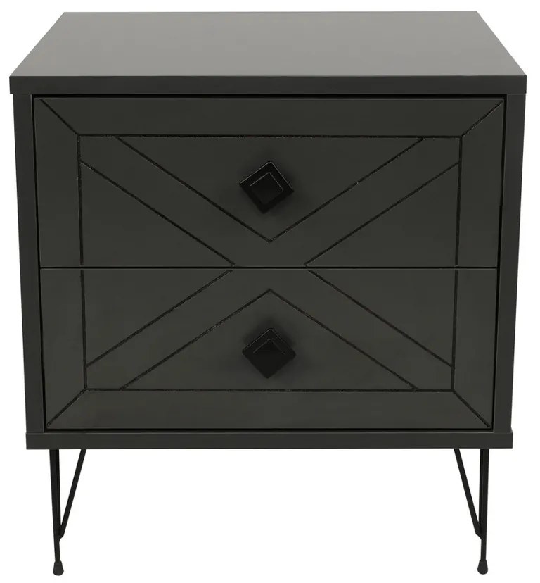 Luna Anthracite éjjeliszekrény