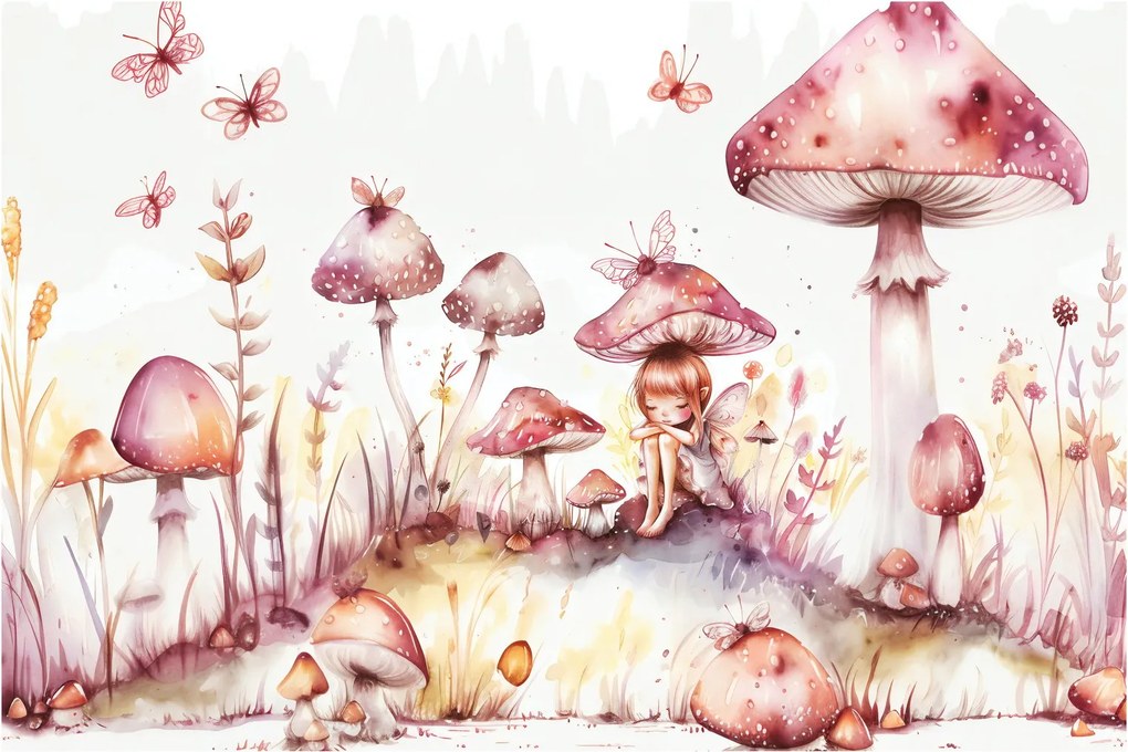 Kép - Rózsaszín tündér (90x60 cm)