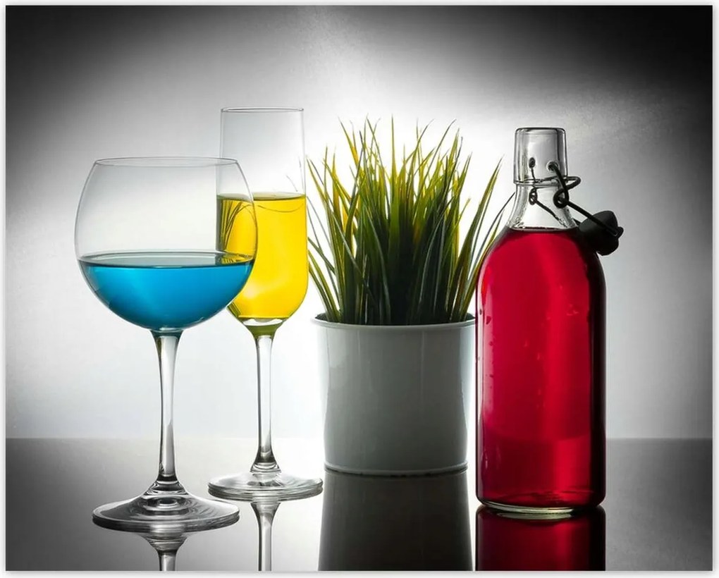 Poszterek 50x40 Színes italok Italok