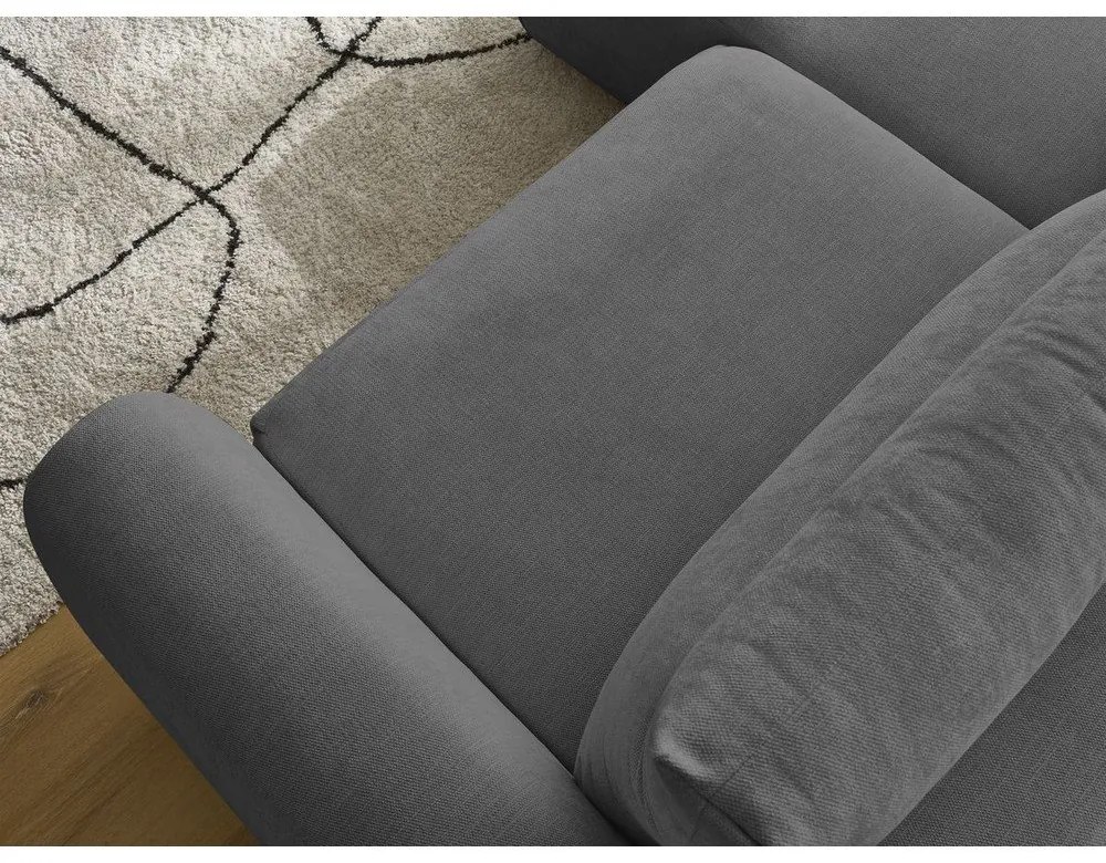 Szürke sarokkanapé Aden – Bobochic Paris