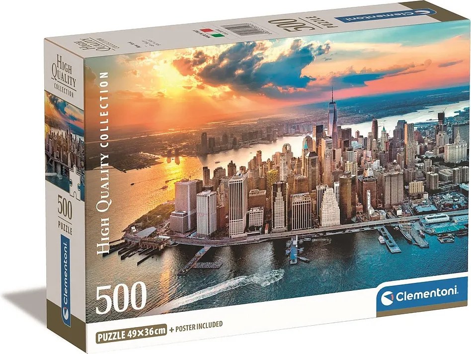 New York Sunset 500 db-os puzzle Clementoni