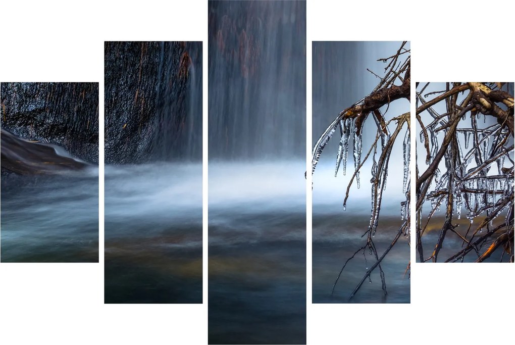 Egy téli lagúna képe (150x105 cm)