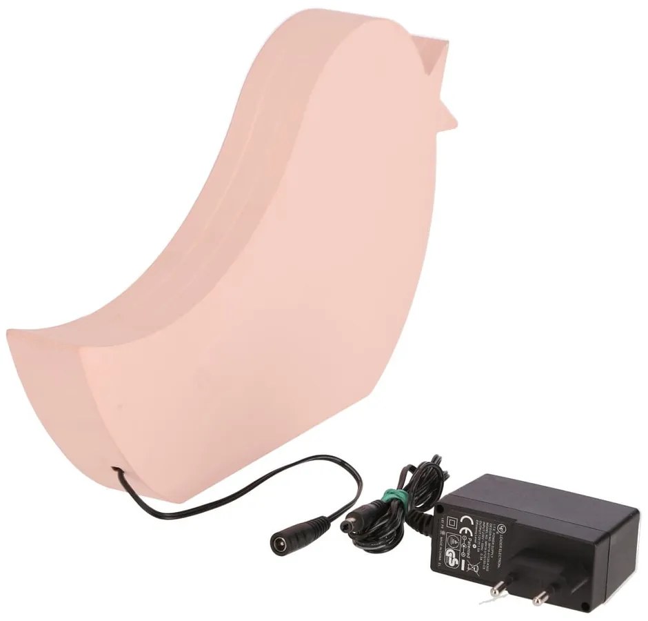 Rózsaszín gyerek éjjelilámpa Bird – Candellux Lighting