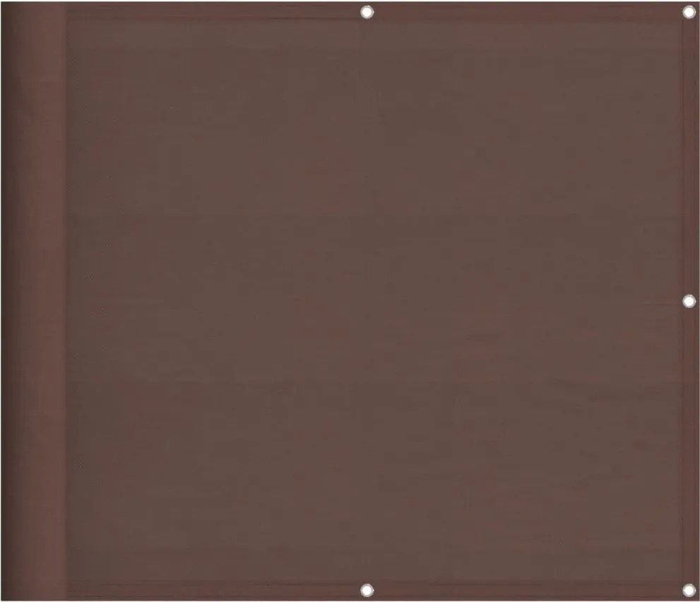 vidaXL barna 100% oxford poliészter erkélyparaván 90 x 800 cm