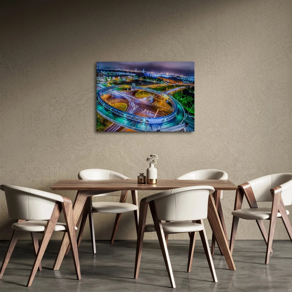 Kép - éjszakai panoráma (70x50 cm)