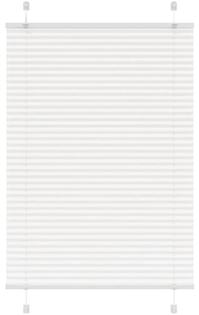 pliszírozott redőny Fehér 90x100 cm szövetszélesség 89,4 cm