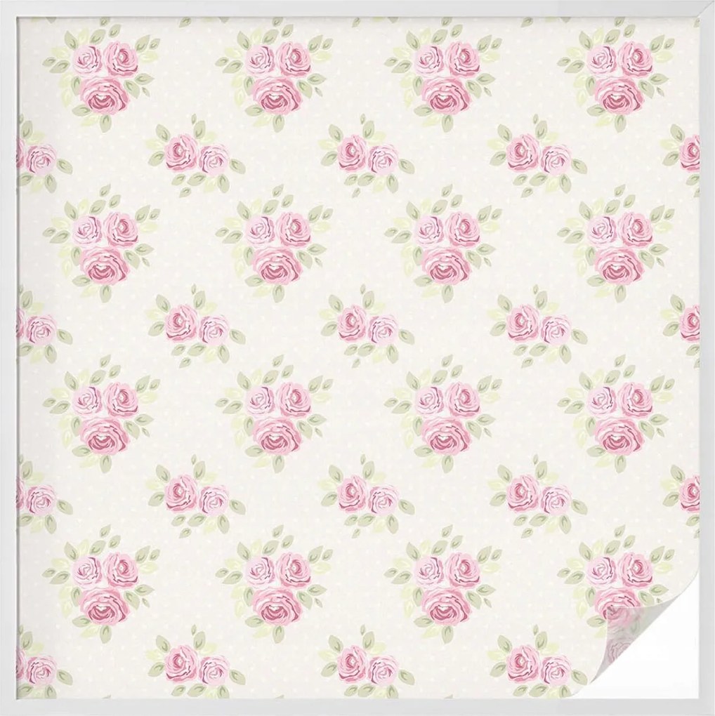 Ablakfólia Szélvédő Adatvédelem Virágmintás 100x100 cm