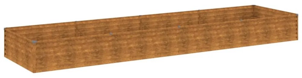 corten acél kerti magaságyás 387x100x36 cm