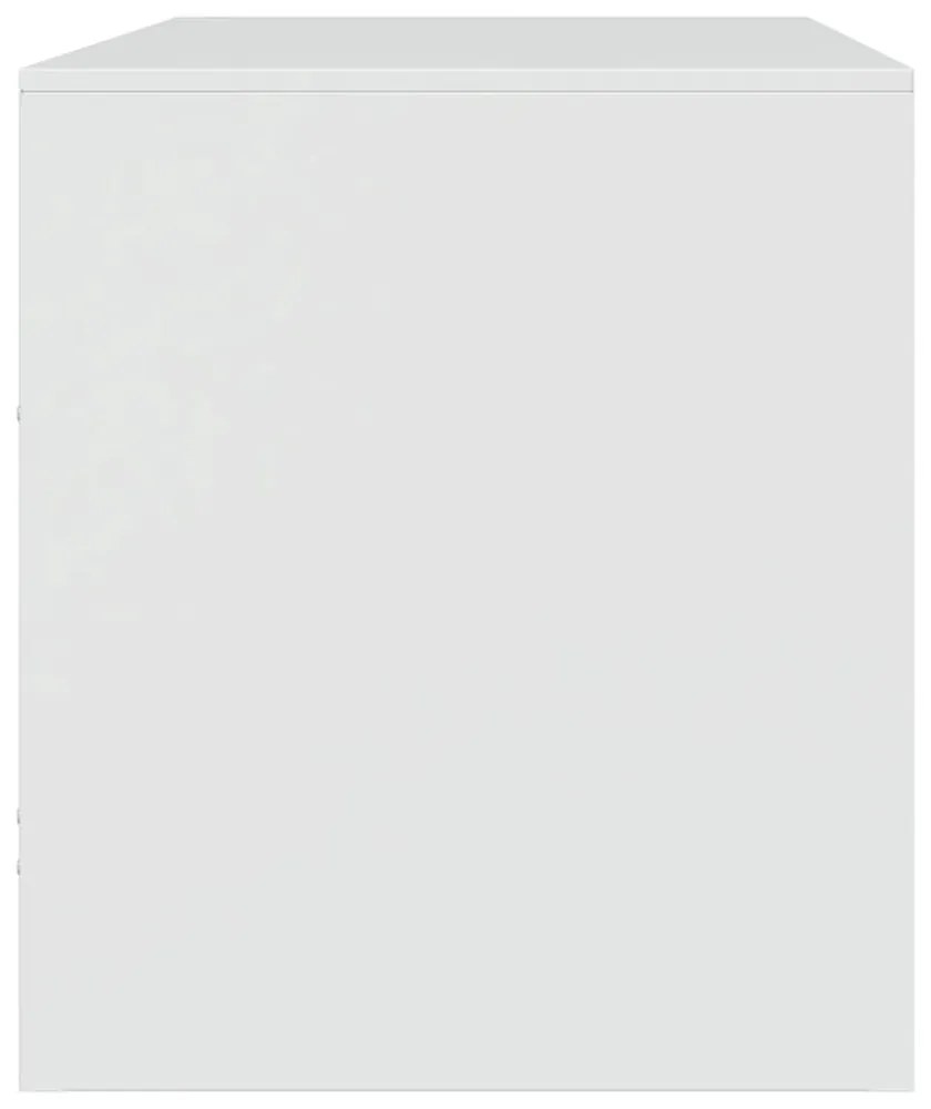 fehér acél TV-szekrény 67 x 39 x 44 cm