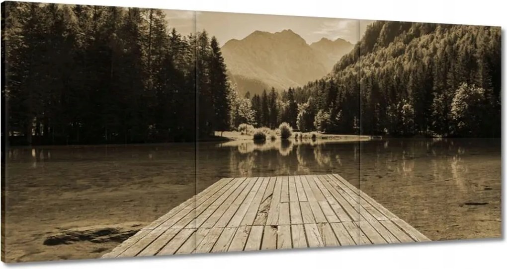 Festmények 180x90 Híd a hegyekben Hegyek