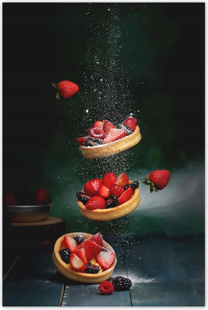 Poszterek 80x120 Friss eper Gyümölcsök