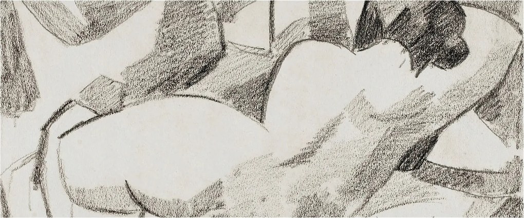 Flizelin tapéta Divatos 3D fali ragasztóval Fekvő figura 250x104 Ragasztó