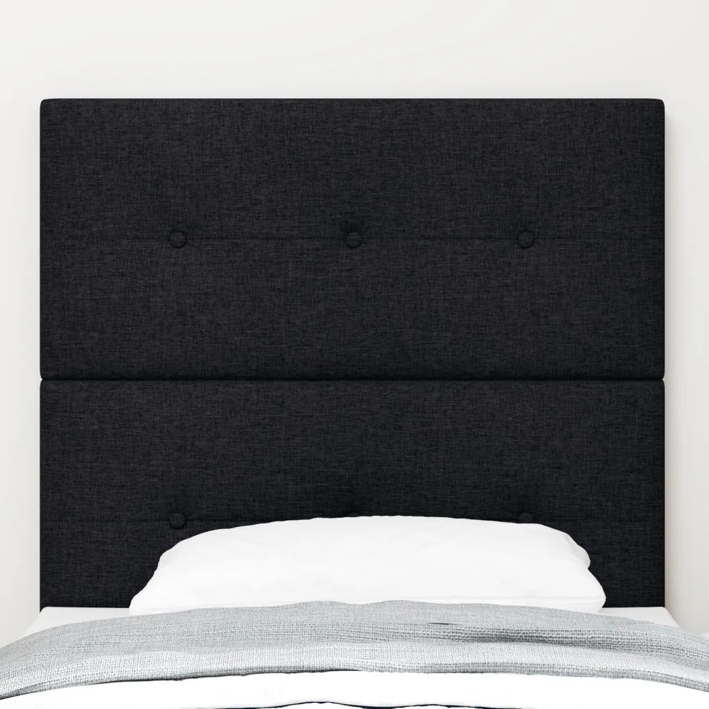 LED Fejtámla Fekete 80 cm Szövet