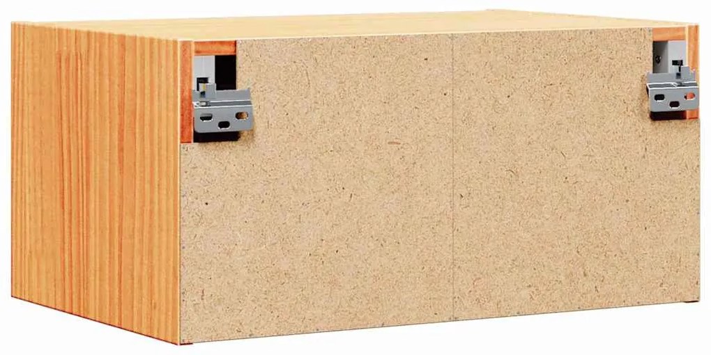 Éjjeli asztal 2 pcs Viaszbarna 50 x 32.5 x 24 cm Tömör fenyőfa