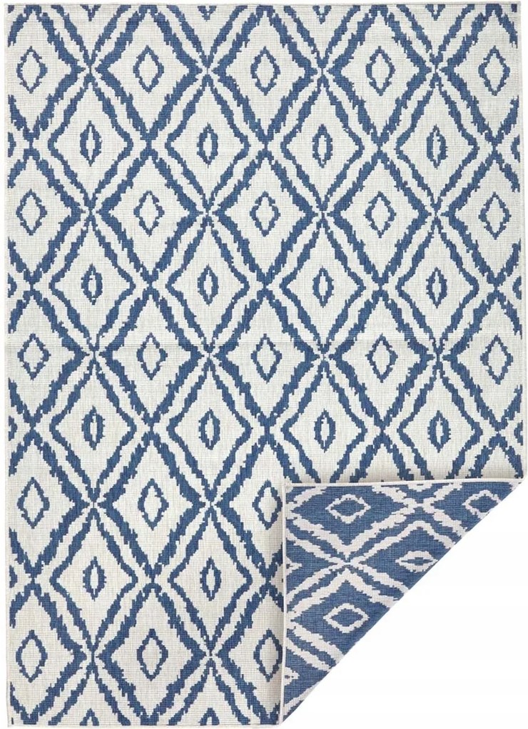 Rio teraszszőnyeg kék kétoldalas 200x290 cm