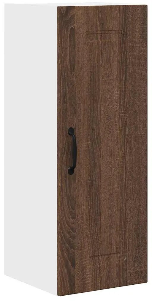 Fali konyhaszekrény ajtóval Barna Tölgy 30 x 31 x 80 cm Faanyag
