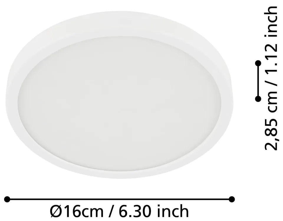 Fehér LED mennyezeti lámpa FUEVA 5 – EGLO