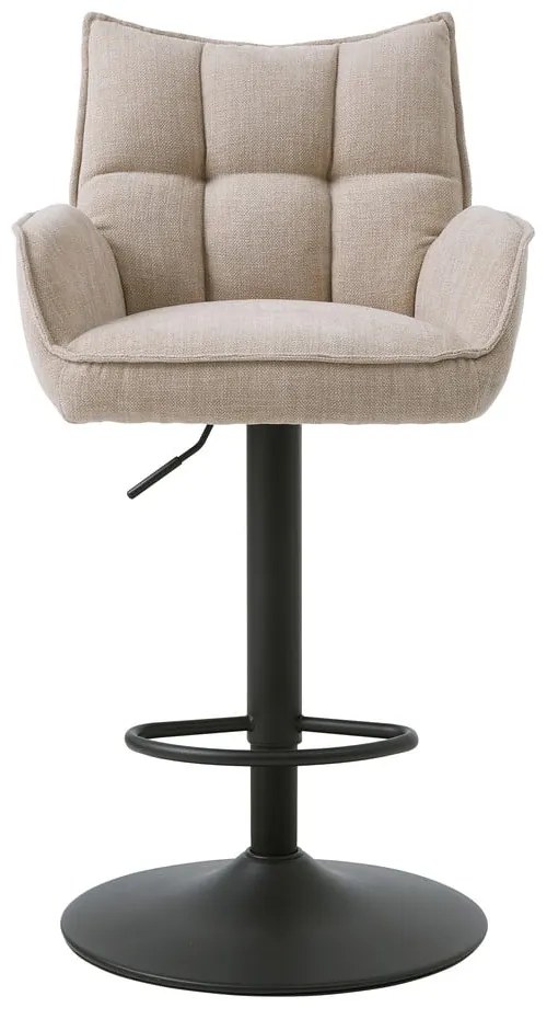 Krémszínű állítható magasságú bárszék szett 2 db-os Marilla – Unique Furniture