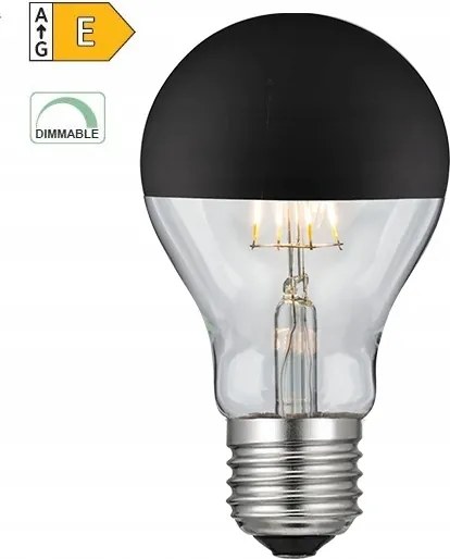 Led izzószálas tükörizzó A60 8W/230V/E27/ 2700K/900Lm/180°/DIM