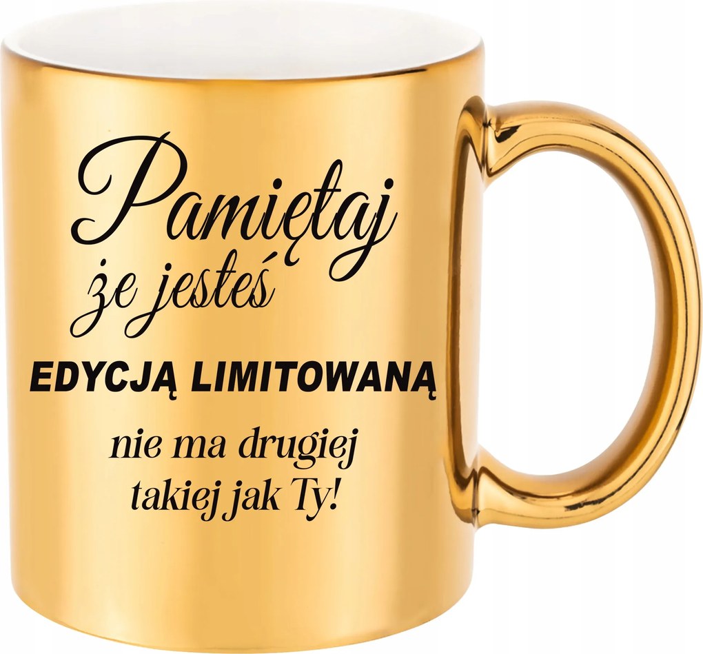 Arany Ajándék Bögre Ne Feledd, Hogy Limitált Kiadás Vagy Csomagolás