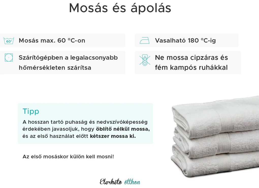 SOFT fürdőlepedő 70x125 cm barna, 100% pamut