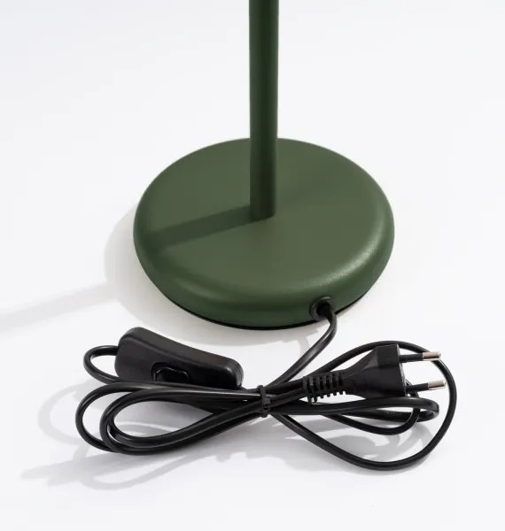 Sollux SL.1624 - Asztali lámpa KARBON 1xGU10/10W/230V zöld