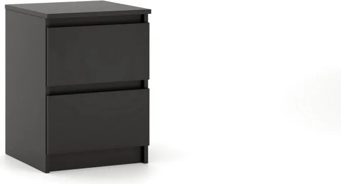 SIMPLE komód 40 cm 2 fiók fekete