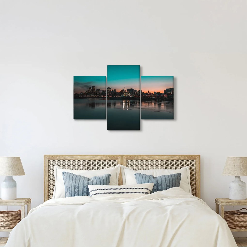 Nagy város képe (90x60 cm)