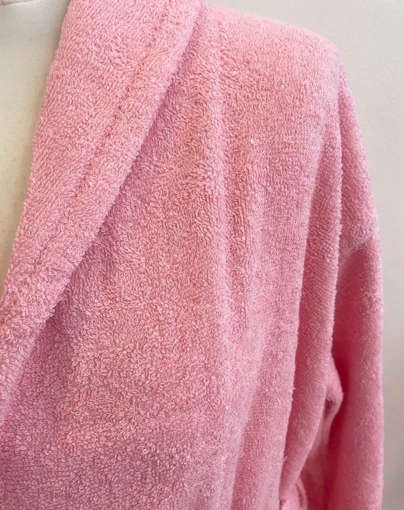 Frottír unisex fürdőköpeny Rózsaszín TiaHome - S/M