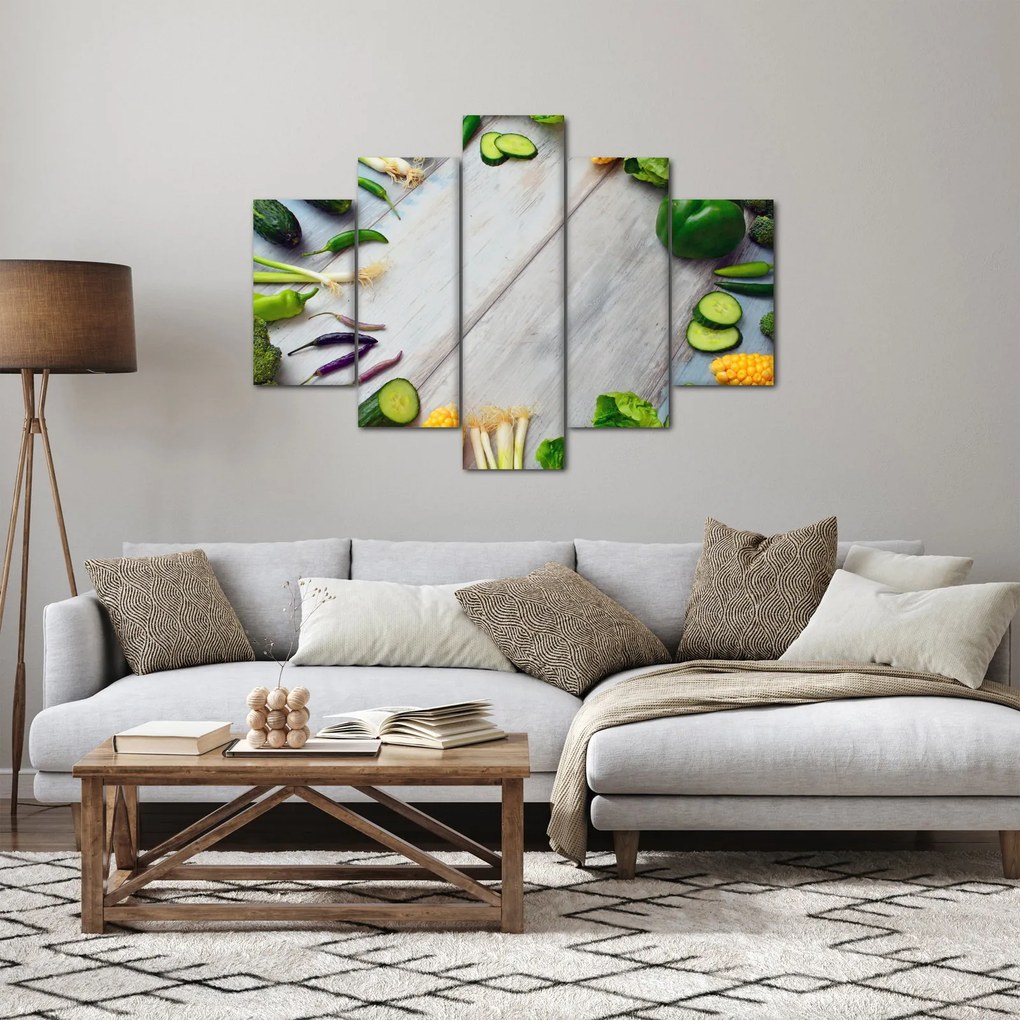Zöldség képe (150x105 cm)
