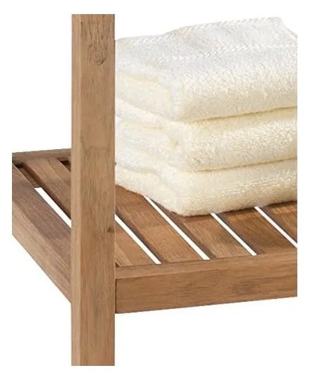 Natúr színű diófa fürdőszobai polcos állvány 36x112 cm Norway – Wenko