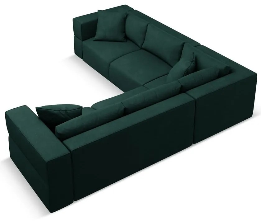 Zöld sarokkanapé (variálható) Esther – Milo Casa