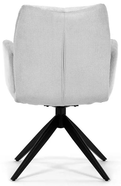 Étkezőszék fehér szövettel. HC-993 WT2