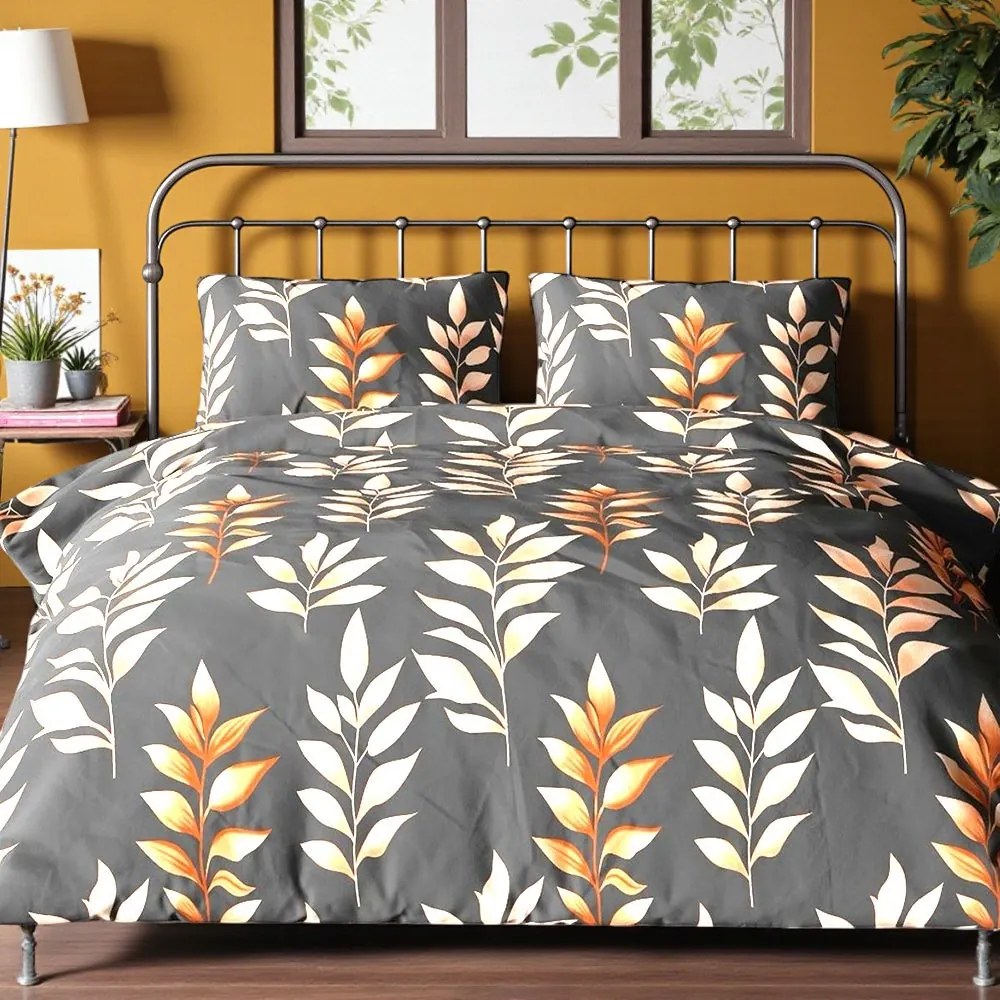 Pamut ágynemű BRES AUTUMN 4 részes 140x200 cm