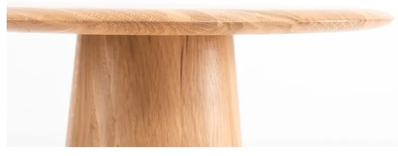 Tölgyfa kerek tárolóasztal ø 40 cm Mushroom – Gazzda
