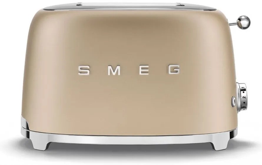50's Retro Style toustovač P2 950W matný zlatý - SMEG