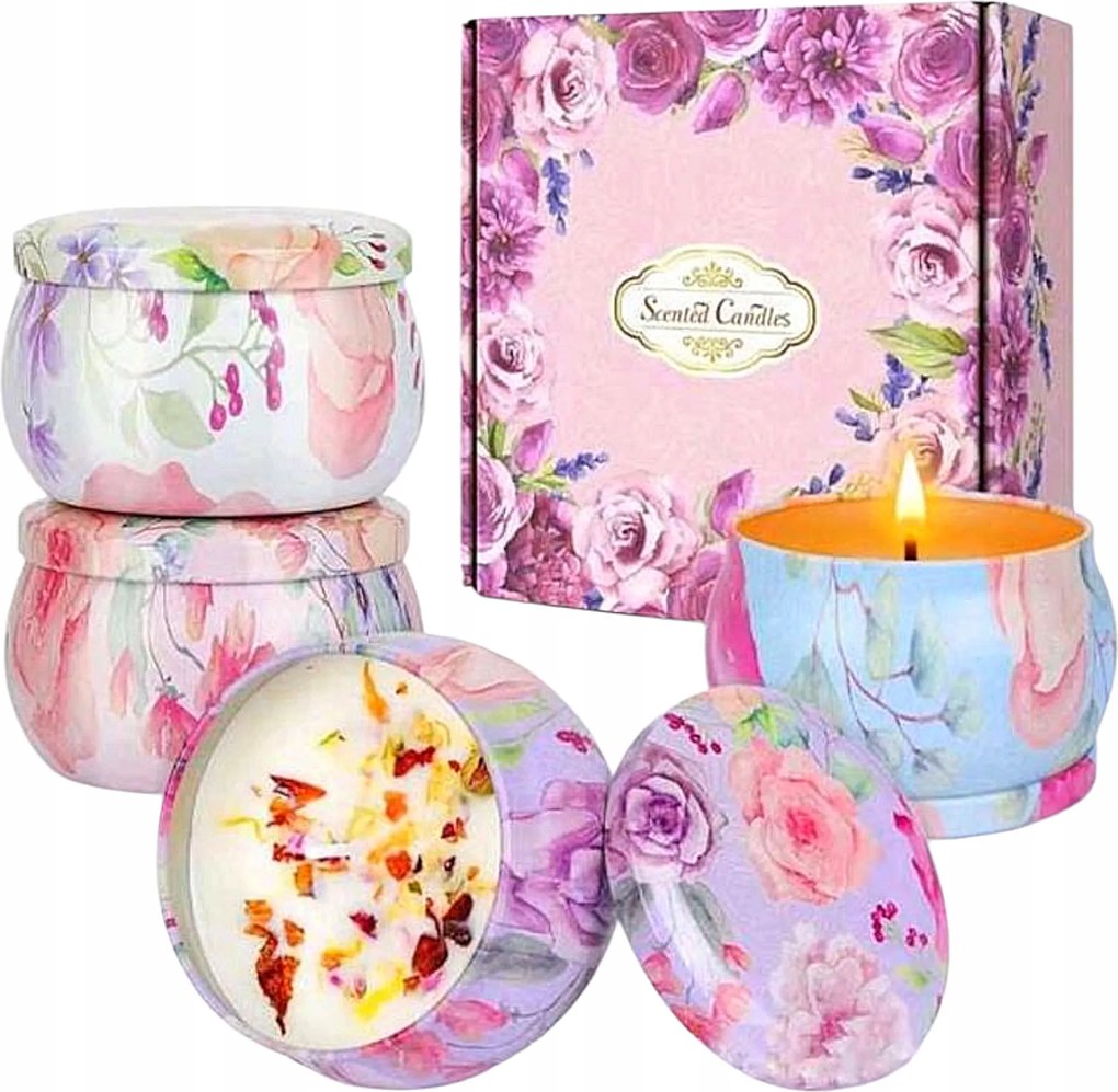 Beltet Szójagyertyák Természetes Ajándék Illatgyertyák