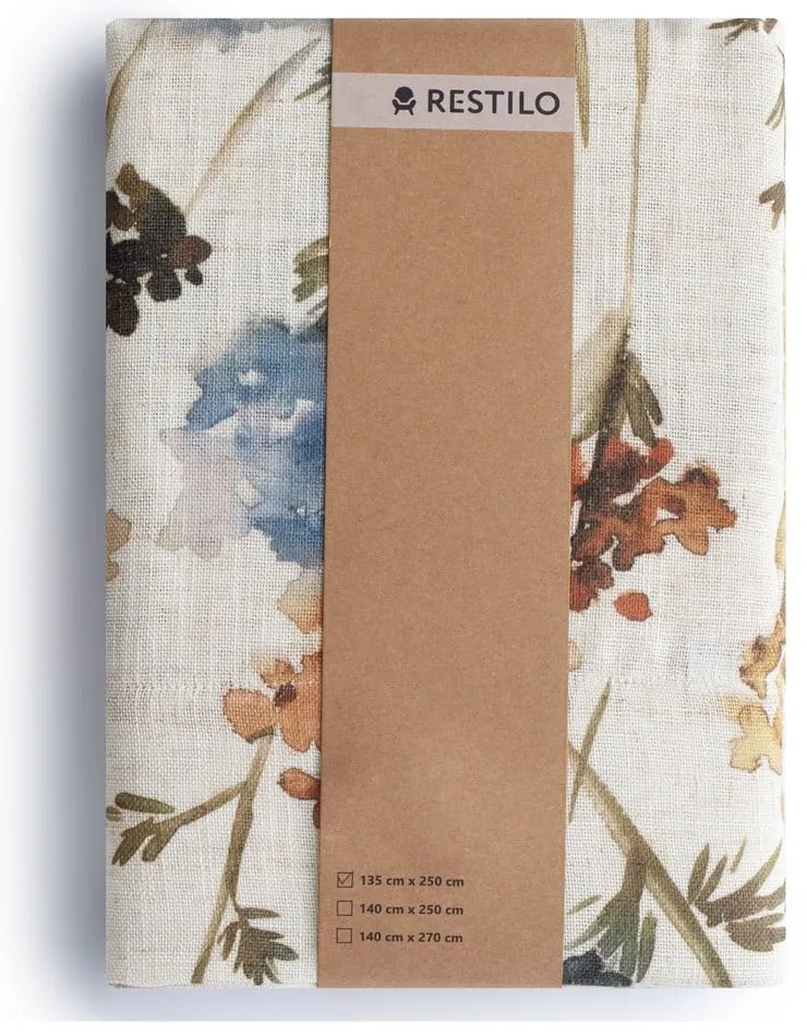 Krémszínű függöny 135x250 cm Flosi – Restilo