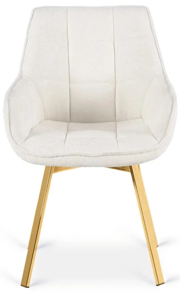 Bézs Bouclé Forgószék MIA