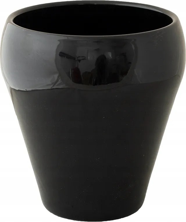 Bella kerámia takaróponyva fekete fényes átm. 16cm