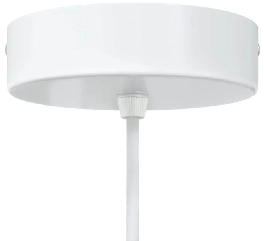 függőlámpák 2 db Állítható magasságú E27 fehér Ø 30 cm Fém