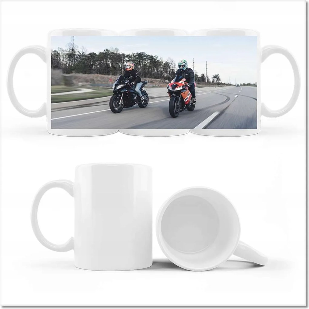 Fotó bögre Versenyző Motor Motorkerékpár