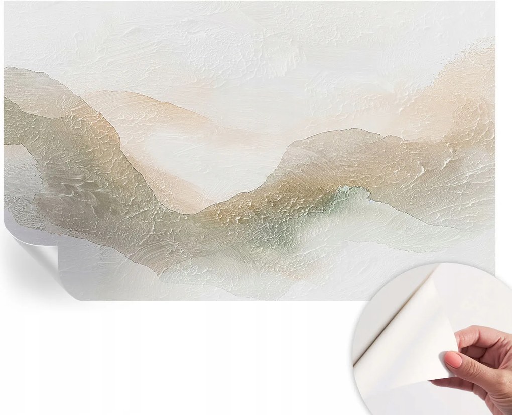 Öntapadós tapéta Divatos 3D fali ragasztó Finom szálak 416x254 cm