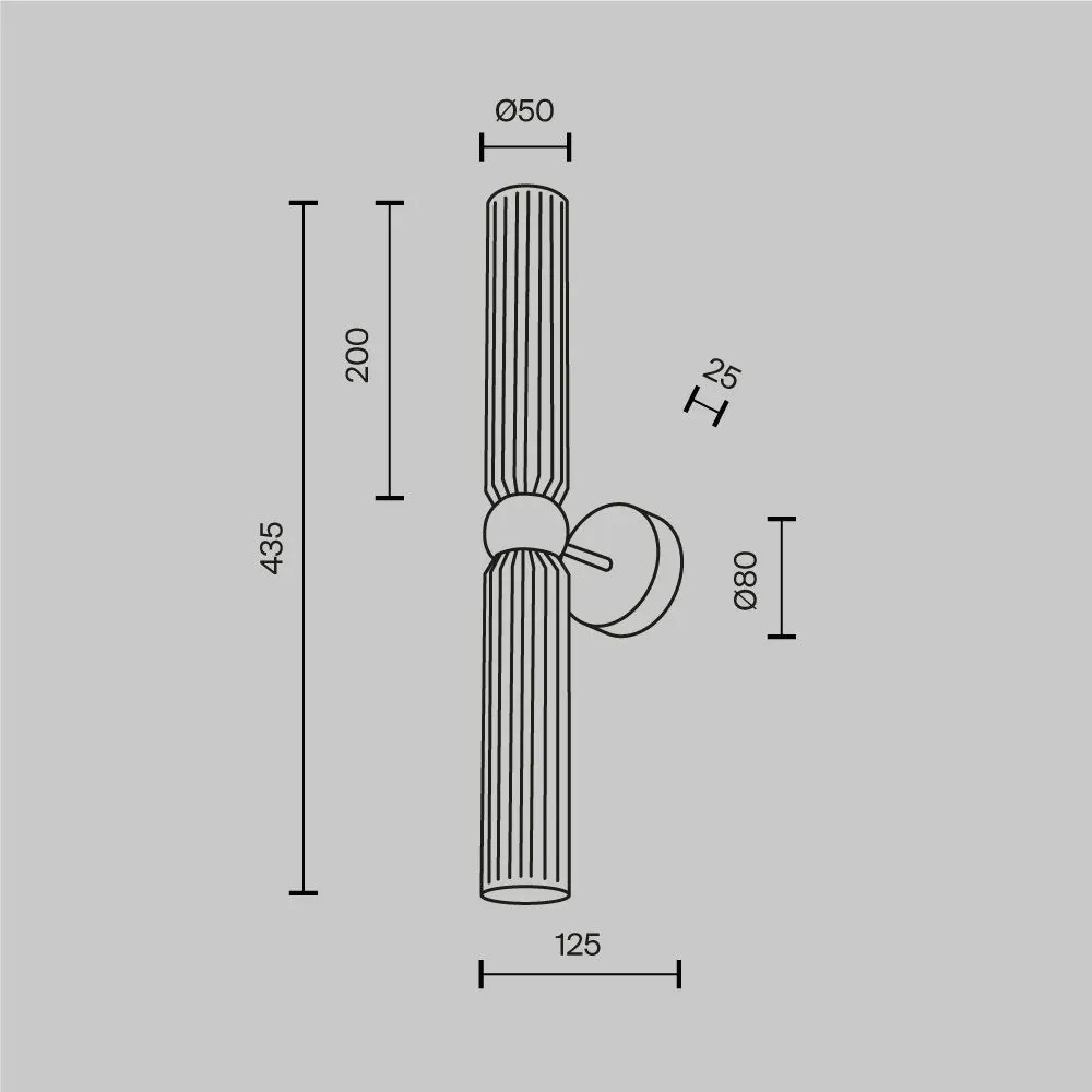 Maytoni modern fali lámpa antic fehér arany mymod302wl-02w1