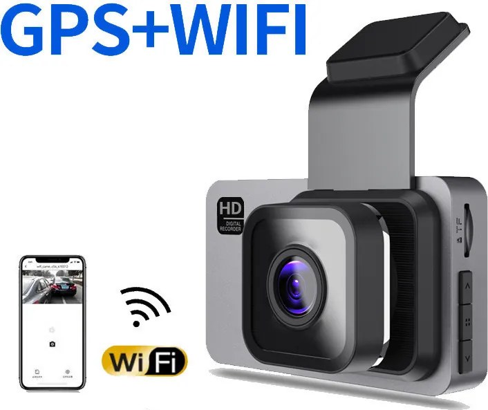 D907 Autós kamera - FHD 1269P+GPS+Wifi LGUB-04
