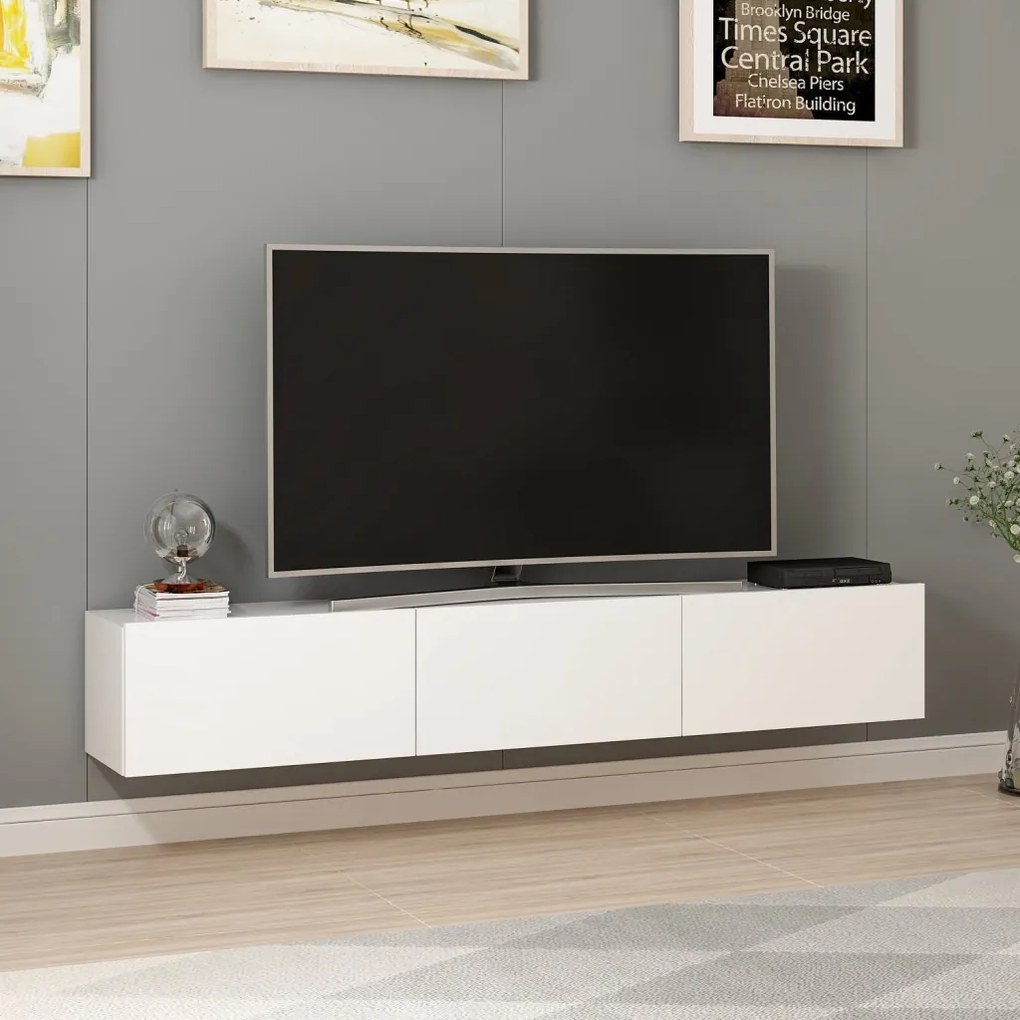 Rigel - fehér TV-állvány
