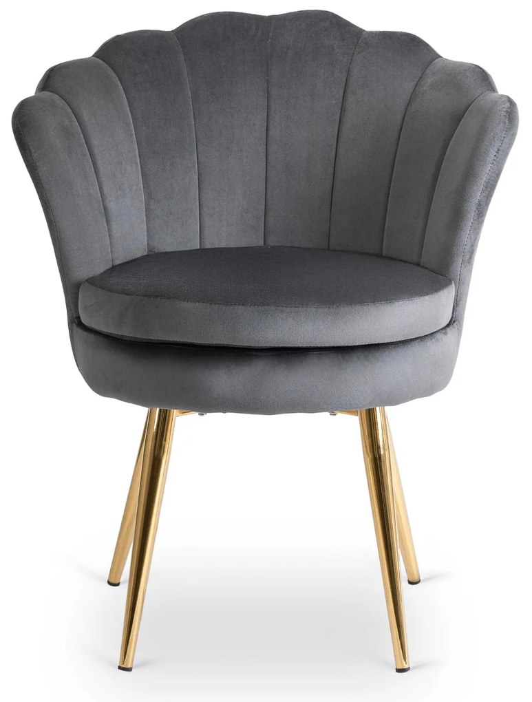 Szürke Bársony Étkezőszék VIOLA