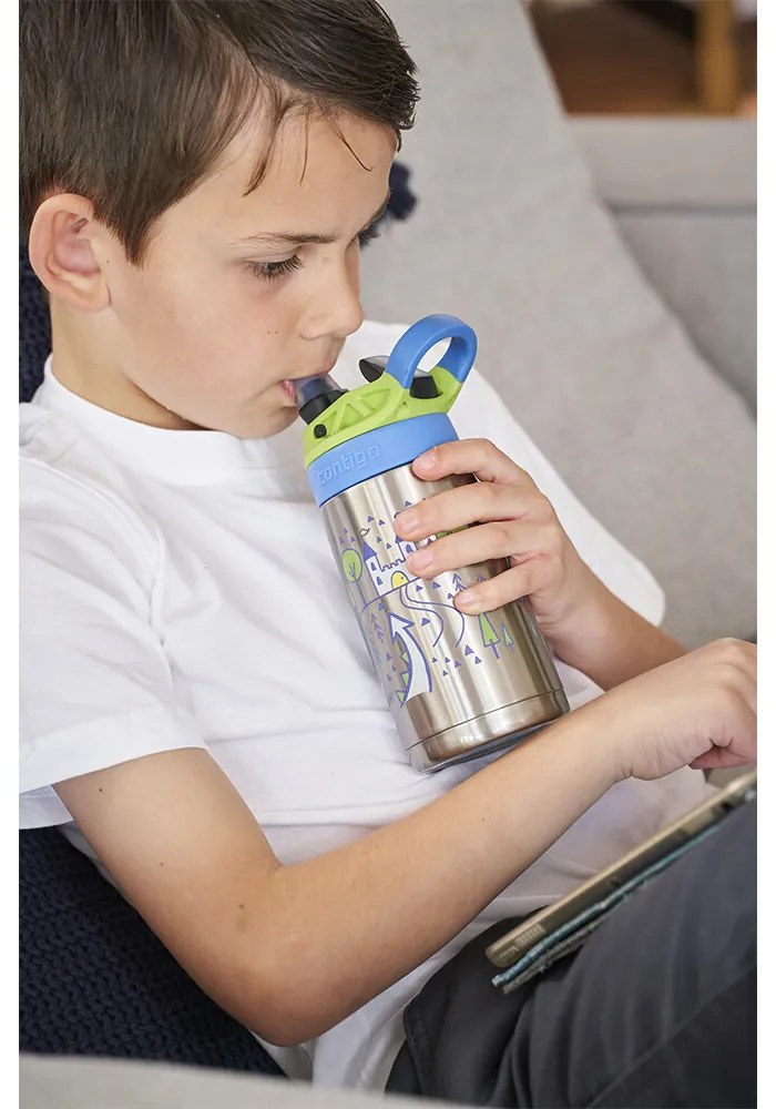 Contigo Gyermek hőálló palack Easy Clean 380 ml Matcha Dragon