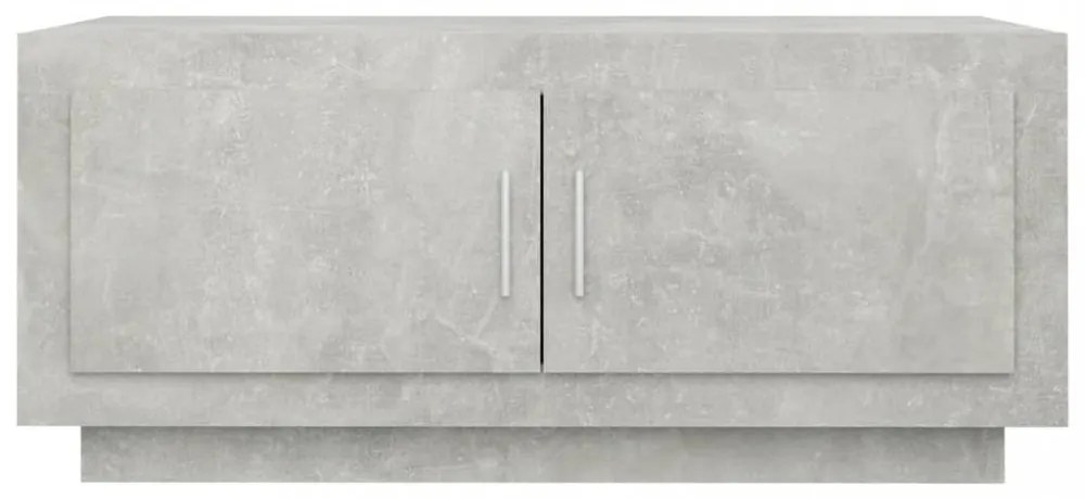 betonszürke szerelt fa dohányzóasztal 102x 50 x 45 cm